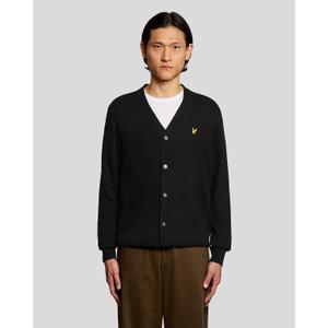 V-neck merino cotton cardigan Lyle & Scott image-1