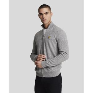Sweter z wełny owczej z zamkiem Lyle & Scott Blend image-1