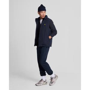 Sweter z wełny owczej z zamkiem Lyle & Scott Blend image-2