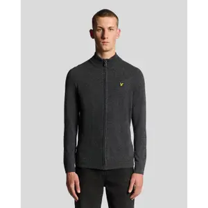 Trui met ritssluiting van wol Lyle & Scott Blend image-1