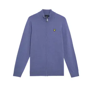 Zip-up fleece in mixed wool Lyle & Scott image-0