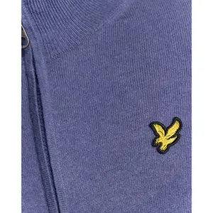 Zip-up fleece in mixed wool Lyle & Scott image-5
