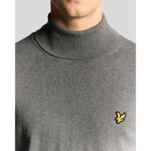Merino cotton turtleneck sweater Lyle & Scott image-3