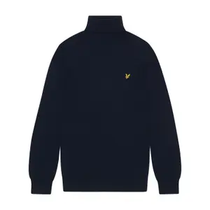Polo de malha em algodão e lã merino Lyle & Scott image-1