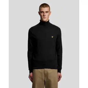 Camisola de gola alta em algodão merino Lyle & Scott image-2