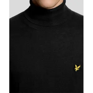 Camisola de gola alta em algodão merino Lyle & Scott image-5