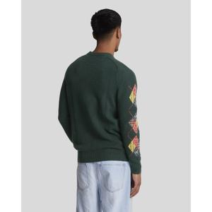 Sweter w romby Lyle & Scott Argyle image-3