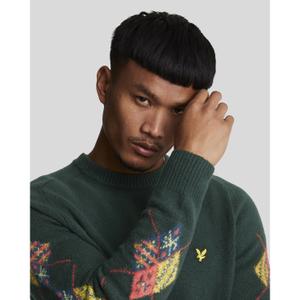 Sweter w romby Lyle & Scott Argyle image-4