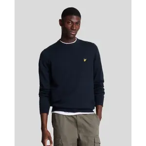 Merino cotton round neck jumper Lyle & Scott image-1