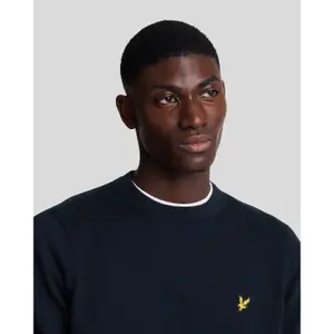 Merino cotton round neck jumper Lyle & Scott image-4