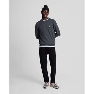 Pull col rond coton mérinos Lyle & Scott image-3