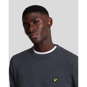 Pull col rond coton mérinos Lyle & Scott image-5