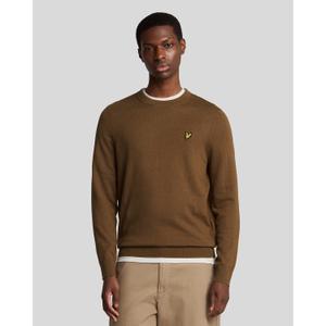 Pull col rond en coton mérinos Lyle & Scott image-1
