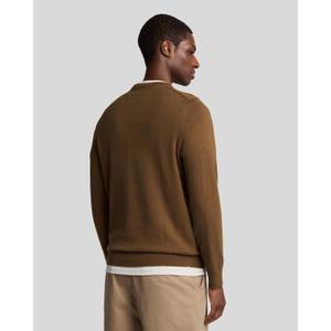 Pull col rond en coton mérinos Lyle & Scott image-3