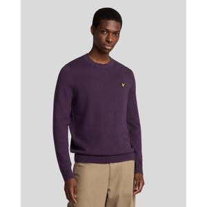 Pull col rond en coton mérinos Lyle & Scott image-1