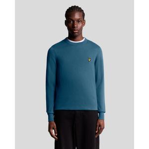 Pull col rond en coton mérinos Lyle & Scott image-1