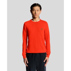 Merino cotton round neck jumper Lyle & Scott image-1