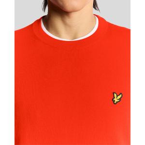 Merino cotton round neck jumper Lyle & Scott image-3