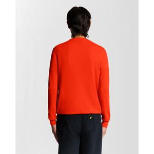 Merino cotton round neck jumper Lyle & Scott image-4