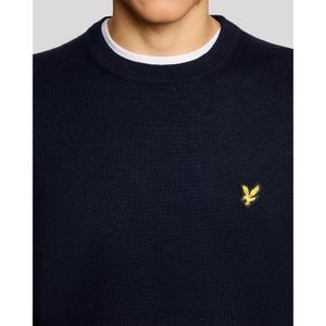 Pullover mit Rundhalsausschnitt aus Merino-Baumwolle Lyle & Scott image-4