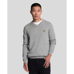 Merino wool and cotton crew neck pull-over Lyle & Scott image-1