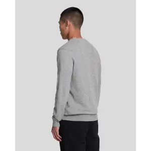 Merino wool and cotton crew neck pull-over Lyle & Scott image-3