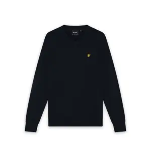 Jersey de cuello de pico de algodón merino Lyle & Scott image-0