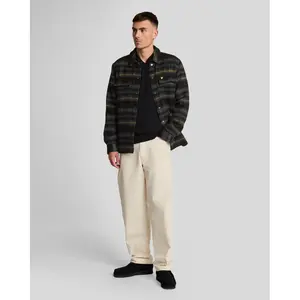 Pull col v coton mérinos Lyle & Scott image-2