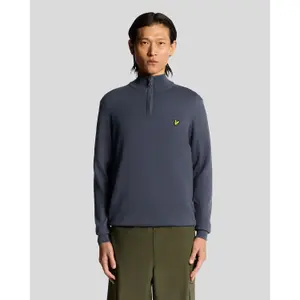 Merino cotton zip pullover Lyle & Scott image-1