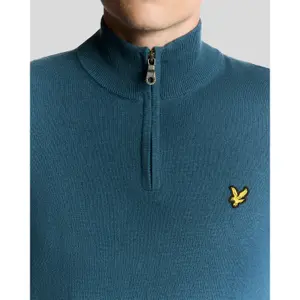 Merinowolle Pullover mit 1/2 Reißverschluss Lyle & Scott image-4