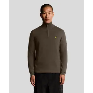 Suéter de algodón y lana merino 1/4 zip Lyle & Scott image-1