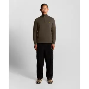 Suéter de algodón y lana merino 1/4 zip Lyle & Scott image-2