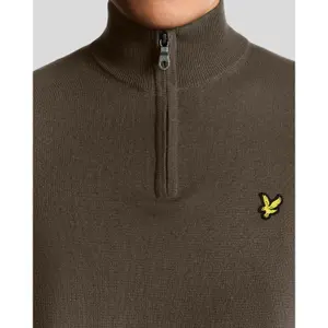 Suéter de algodón y lana merino 1/4 zip Lyle & Scott image-3