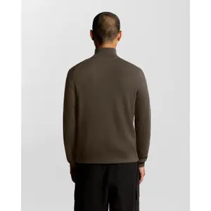 Suéter de algodón y lana merino 1/4 zip Lyle & Scott image-4
