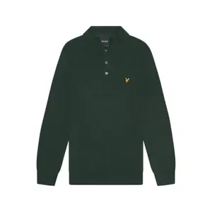 Polo de algodão merino Lyle & Scott image-0