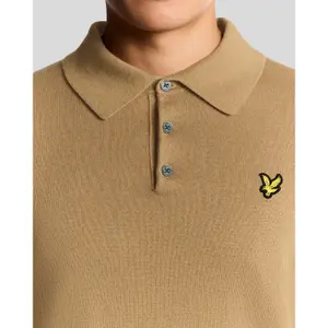Polo de algodón merino de manga larga Lyle & Scott image-4