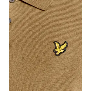 Polo de algodón merino de manga larga Lyle & Scott image-5