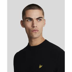 Wełniany sweter z okrągłym dekoltem Lyle & Scott Blend image-4