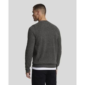 Wełniany sweter z okrągłym dekoltem Lyle & Scott Blend image-3