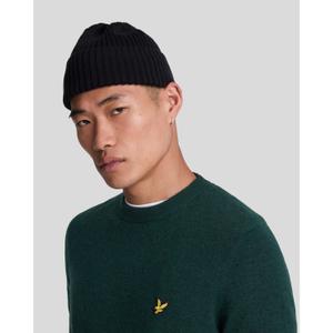 Wełniany sweter z okrągłym dekoltem Lyle & Scott Blend image-4