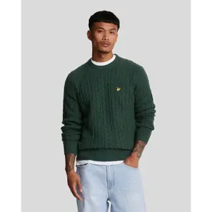 Kabel runde sweater Lyle & Scott image-1
