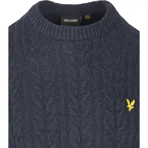 Rund hals bomulds sweatshirt Lyle & Scott image-2