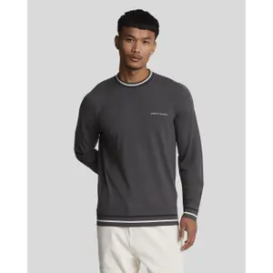 Embroidered round-neck sweater Lyle & Scott image-1