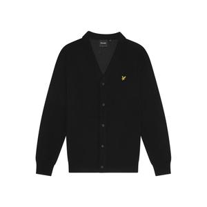 kn2128v-z865-v-hals-cardigan-i-dobbelt-strik-lyle-scott-jet-black