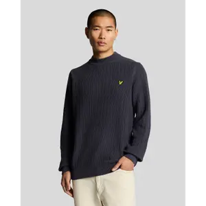 Pull côtelé à col montant Lyle & Scott image-1