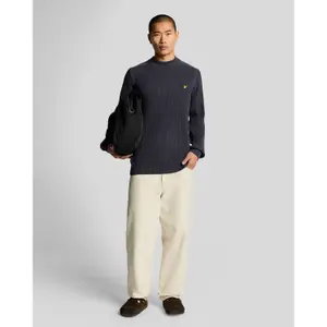 Pull côtelé à col montant Lyle & Scott image-2