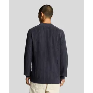 Pull côtelé à col montant Lyle & Scott image-3