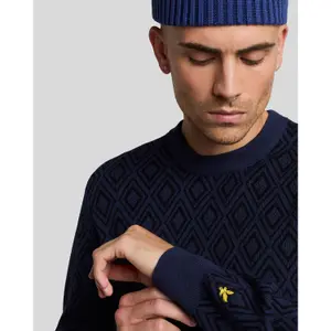 Sweater Lyle & Scott Monogram Intarsia image-4