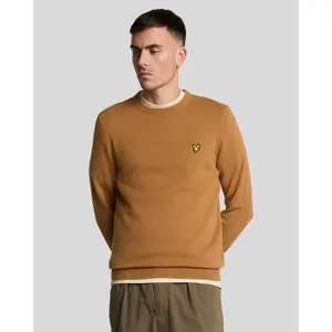 Pull col rond en coton Lyle & Scott image-1
