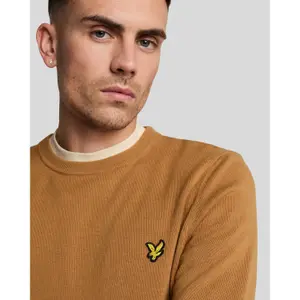 Pull col rond en coton Lyle & Scott image-4